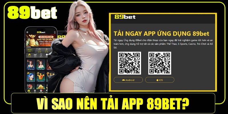 Những tiện ích khi tải app 89bet để cá cược