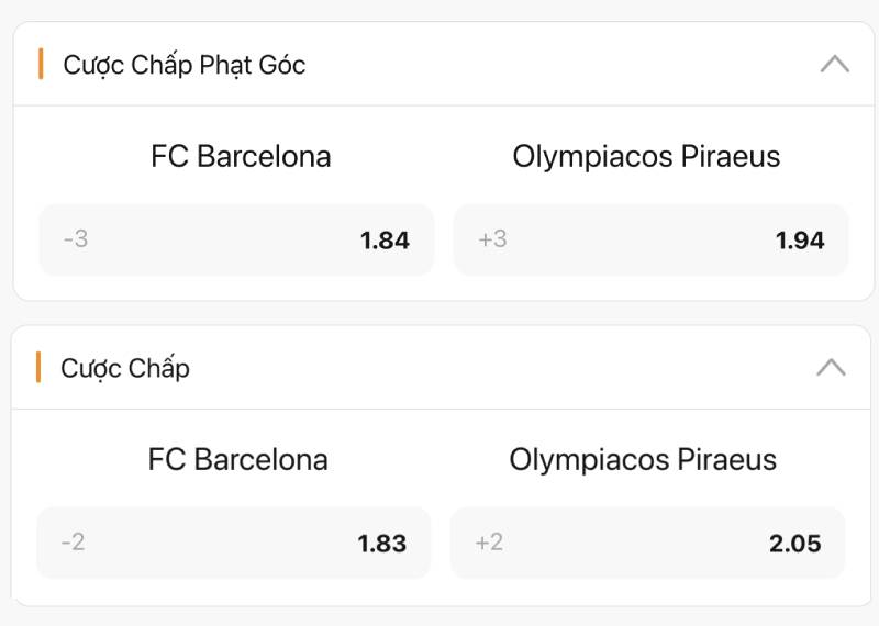 Soi mối tương quan giữa kèo chấp thường và kèo chấp góc